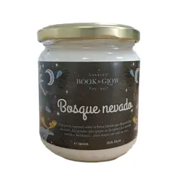 Book and Glow - *Perfect Moments* - Vela de soja - Bosque nevado