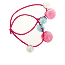 Elásticos con bolas de colores 11 cm 2 u