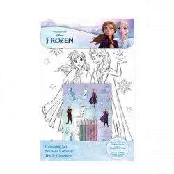 Frozen Set de Colorear con Stickers