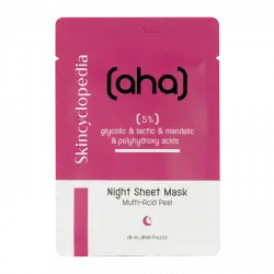 Mascarilla Facial Peeling de Noche con Ácido Glicólico, Láctico, Mandélico y Polyhydroxy