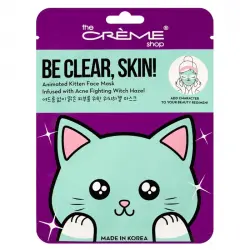 The Crème Shop - Mascarilla facial - Be Clear, Skin! Gato