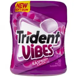 Vibes Chicles Frambuesa 70 gr  Trident