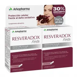 Arkopharma - Pack Cápsulas Antienvejecimiento Celular Arkoadvance Resveradox Forte Arkopharma.