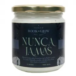 Book and Glow - *Mundos Extraordinarios* - Vela de soja vegana - Nunca Jamás