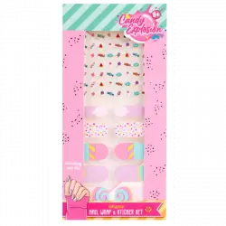 Candy Explosion Nail Stickers Creation