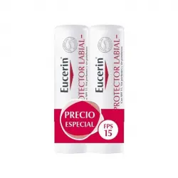 Eucerin - Pack de 2 bálsamos protectores labiales SPF15