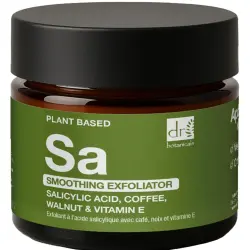 Exfoliante con ácido salicílico, café, nuez y vitamina E Dr Botanicals 30 ml 700