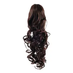 Fashiongirl - Extensiones De Cabello Con Cola De Caballo Con Clip #4 Marrón - Rizado Extensiones de cabello 1 pieces unisex