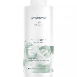 Wella Professionals - Acondicionador Desenredante Para Rizos Y Ondas Nutricurls 1 L