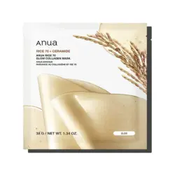 Anua - Mascarilla facial iluminadora Rice 70 + Ceramide