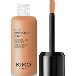 Base De Maquillaje Y Corrector 2 En 1 Full Coverage 2-In-1 Foundation & Concealer Kiko Milano N80 Neutral