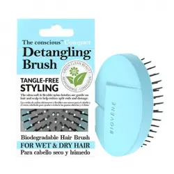 BIOVENE Cepillo Desenredante Compacto Biodegradable Ocean Blue, 1 un