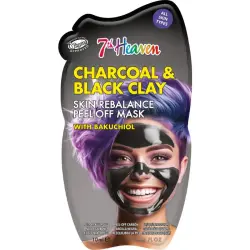 Charcoal - Black Clay Mascarilla Facial Peel-Off Reequilibrante con Carbón y Arcilla Negra 10 ml