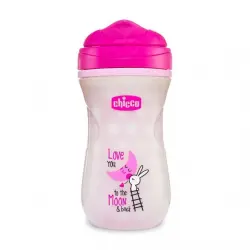 Chicco - Vaso Termo Luminoso Rosa Chupetes 1 pieces unisex