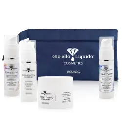 Gioiello Liquido - Kit de Viaje Rostro y Cuerpo acción nutritiva y exfoliante Estuches corporales 1 pieces unisex