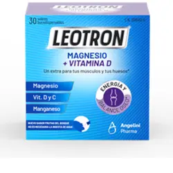 Leotron Magnesio + Vitamina D sticks 30 u