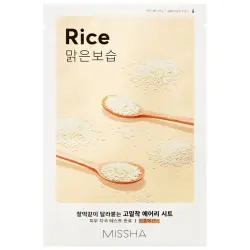 Missha - Air Fit Sheet Mask Rice Mascarillas hidratantes 19 g unisex