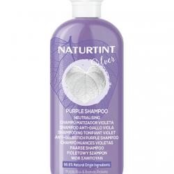 Naturtint - Champú Matizador Violeta Para Cabello Rubio, Con Mechas Y Grises 400 Ml