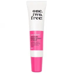 one.two.free! - Moisture Boost Glossy Lip Balm Bálsamos labiales 13 g 03,Proud Pink