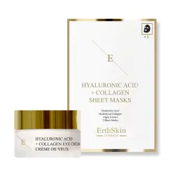 Set de mascarilla hidratante y crema para ojos Set de tratamiento facial
