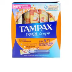 Tampax Pearl Compak tampón super plus 16 u