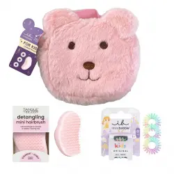 Tangle Teezer - Set de regalo para niños Invisibobble Pink Teddy