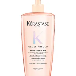 Bain Hydra-Glaze 500 ml - Kérastase - Champú hidratante e iluminador para cabello largo con tendencia a encresparse.