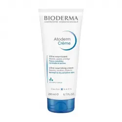 Bioderma - Crema ultra-hidratante para cuerpo y rostro Atoderm Crème 200ml - Pieles sensibles normales a secas