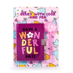 Diary With Lock And Pen