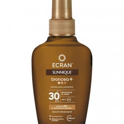 Ecran - Aceite Seco Protector SPF30 Broncea+ Sunnique