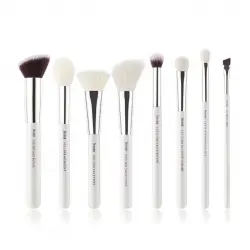 Jessup Beauty - Set de brochas 8 piezas - T239: White/Silver