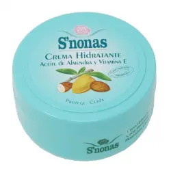 S'Nonas - Crema Aceite de Almendras y Vitamina E Cremas para pies 200 ml unisex