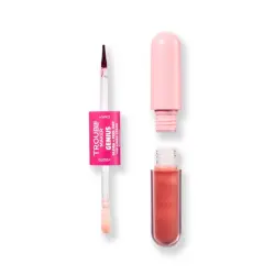 Trouble Maker - Duo Tinte labial peel-off + Brillo labial Genius - Brainwave Rose Pink