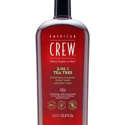 American Crew - Champú 3 in 1 Tea Tree 250 ml American Crew.
