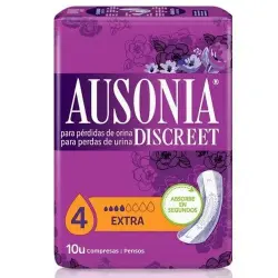 Ausonia Discreet Extra 10 und Compresas para Pérdidas de Orina