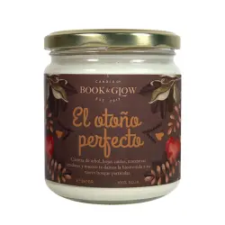 Book and Glow - *Perfect Moments* - Vela de soja vegana - El otoño perfecto