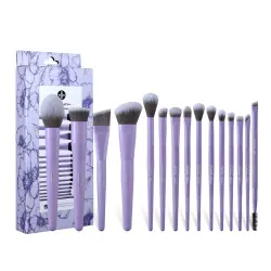 Eigshow - *Purple* - Set de 15 brochas de maquillaje
