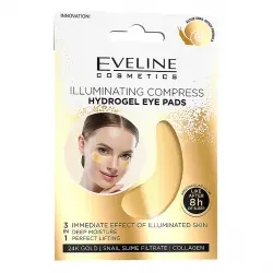 Eveline Cosmetics - Parches de hidrogel para contorno de ojos Illuminating Compress