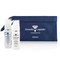 Gioiello Liquido - Kit de viaje: Crema de noche + Leche limpiadora + bolso de mano Sets de viaje 1 pieces unisex