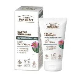 Green Pharmacy - Crema facial ultra-hidratante de día - Cactus + Escualano