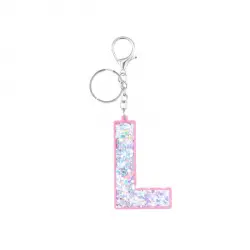 Llavero ABC Glitter Collection  Woo oow