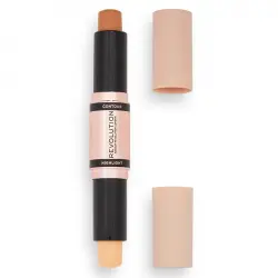 Revolution - Duo de contorno e iluminador en stick Fast Base Contour - Medium