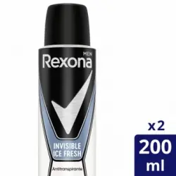 Rexona Rexona  Desodorante Invisible Ice Fresh Antitranspirante Para, 200 ml