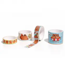 Capytape Washitape Cinta Adhesiva Decorativa 24.2 gr