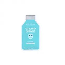 Mascarilla Facial Dewy-Fresh Aloe Vera + Vitamina E + Aceite de Oliva 25 ml