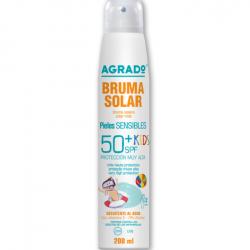 Agrado - *Kids* - Bruma seca solar SPF50+