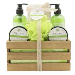 Caja Madera Vegana Oliva 200 ml