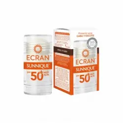 Ecran Ecran Bronceador Sunnique Crema Solida F50, 30 ml