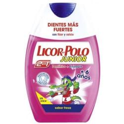 Licor del Polo 2 en 1 Junior Fresa 100 ml Dentifrico