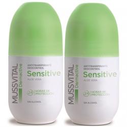 Mussvital - Pack Desdorante Dermactive Roll On Senst